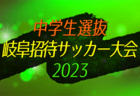 2023年度　ちゅうぎんカップ 第19回岡山県少年サッカー5年生大会東部地区予選　県大会出場7チーム決定！未判明結果募集！