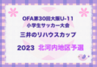 2023年度 U-11チビリンピックサッカー大会 JA全農杯 泉北地区予選（大阪）中央大会進出2チーム決定！