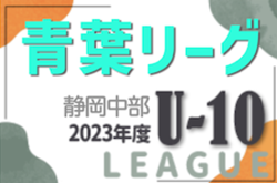 2023年度 静岡青葉ライオンズクラブ杯 U-10リーグ 後期 Div1は東豊田、Di4はMIWAが優勝！Div2,3情報募集