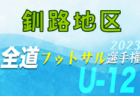 全道フットサル選手権2024 U-12の部 十勝地区予選 (北海道)  全道大会出場の3チーム決定！
