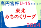 2024年度 高円宮杯JFA U-15サッカーリーグ 東北みちのくリーグ 4/20,21結果速報！