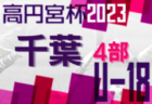 高円宮杯 JFA U-18サッカーリーグ2023千葉 5部後期リーグ全日程終了！各リーグ最終順位掲載！ご協力ありがとうございました