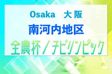 2023年度 U-11チビリンピックサッカー大会 JA全農杯 南河内地区予選（大阪）中央大会進出チーム決定！
