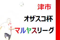 2023年度 津市マルヤスリーグ･オザスコ杯（三重県）2/4 オザスコ杯 結果掲載！優勝はH&AFC！準優勝はFC.VALOR！情報ありがとうございます！