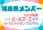 【メンバー】2023年度JFA・ガールズエイトU-12東北トレセンプログラム 岩手県メンバーのお知らせ！