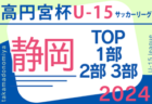 2024年度 高円宮杯 JFA U-15サッカーリーグ静岡 4部ABC    4/27,28結果速報！