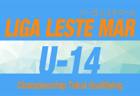 2024年度 リーガレスチマール東海 Liga Leste MarU-14（LLM）4/27,29結果速報！