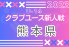 2023年度　第3回広島県中学校新人大会（サッカーの部）優勝は福山市立城北中学校！