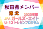 【宮城県】参加メンバー掲載！2023JFAガールズ・エイトU-12東北（1/13,14）宮城県参加メンバー掲載！