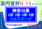 速報！高円宮杯JFA U-15サッカーリーグ2024 神奈川 1stステージ 133チーム出場！3/2 1部･2部･3部･4部結果更新、1部は全結果！3/3も開催！多くの結果入力や情報ありがとうございます！