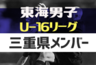 【愛知県選抜】2023年度 東海U-16リーグ  第5節  2/11参加メンバー掲載！ 情報ありがとうございます！