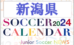 2024年度 サッカーカレンダー【新潟】年間大会スケジュール一覧