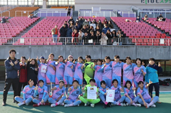 2023年度 京都府高校サッカー新人大会 女子の部 優勝は京都精華学園高校！