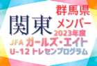 【茨城県】参加メンバー掲載！2023 JFAガールズ･エイトU-12 関東 トレセンプログラム（2/24,25）