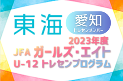 【愛知県】参加メンバー掲載！2023 JFAガールズ･エイトU-12 東海 トレセンプログラム（2/24,25）