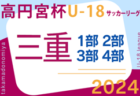 2024年度 第39回日本クラブユースサッカーU-15選手権大会 山口県予選　予選リーグ結果、順位決定リーグ組み合わせ掲載 4/29結果速報