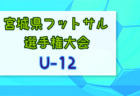 2023年度 宮城県フットサル選手権大会(U-14) 優勝はCFS/ESPETURO！