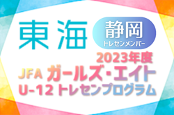 【静岡県】参加メンバー掲載！2023 JFAガールズ･エイトU-12 東海 トレセンプログラム（2/24,25）