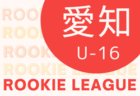 2024年度  愛知ルーキーリーグU-16  1部・2部AB  4/21結果速報！