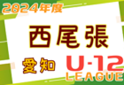 2024年度 西三河U-12リーグ（愛知） 4/27,28,29結果速報！