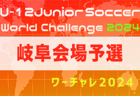 2024年度 GFA岐阜県U-15サッカー春季大会　例年6月開催！地区予選は4月〜開催！情報募集！