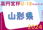 2024年度 高円宮杯JFA U-18 サッカーリーグ山形  4/29結果速報！