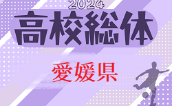 2024年度 愛媛県高校総合体育大会サッカー競技 インターハイ予選 男子   大会要項掲載！6/1～開催