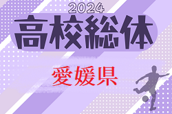 2024年度 愛媛県高校総合体育大会サッカー競技 インターハイ予選 男子   優勝は済美高校！