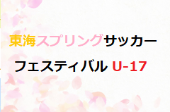 2024 東海スプリングサッカーフェスティバル U-17（福岡県開催）3/19,20,21判明分結果！まだまだ結果募集中！