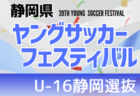 【メンバー】2023年度 第39回静岡県ヤングサッカーフェスティバル  U-17静岡選抜メンバー掲載！3/3 ＠草薙陸上競技場