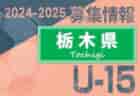 2024-2025 【栃木県】U-18 募集情報 体験練習会・セレクションまとめ（2種、女子）