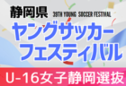 【静岡選抜】2023年度 第39回静岡県ヤングサッカーフェスティバル U-16男子静岡選抜メンバー掲載！3/3 ＠草薙陸上競技場