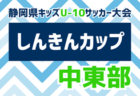 2024年度 しんきんカップ 静岡県キッズU-10サッカー大会 中西部予選  県大会出場5チーム決定！