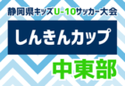 2024年度 しんきんカップ 静岡県キッズU-10サッカー大会 東部予選  例年9月開催  地区予選6,7月～  情報募集中！