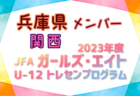 【大阪府】参加メンバー掲載！2023 JFAガールズ･エイトU-12 関西 トレセンプログラム（3/2,3）