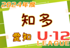 2024年度 西尾張U-12リーグ（愛知）1部は愛知FC一宮A、2部Aはアクア愛西、2部Bは弥富JSSが優勝！
