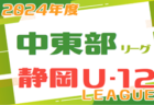 2024年度 JFA U-12リーグ天竜東地区（静岡） ファーストステージA～E　4/28結果速報！
