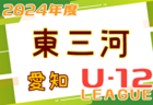 2024年度 西尾張U-12リーグ（愛知） 4/28,29結果速報！