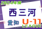 2024年度 知多U-10リーグ（愛知）2/16プレーオフ結果掲載！ソラーレ､大府FCが来季U-11/1部リーグ決定！リーグ最終順位掲載