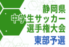 速報！【優勝写真掲】2024年度 静岡県高校総体サッカー競技 インターハイ 西部地区大会  優勝は磐田東！県大会出場全チーム決定！