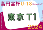 2024年度 高円宮杯JFA U-18 サッカーリーグ (東京) T4リーグ　4/5.7結果掲載！次節5/5.6