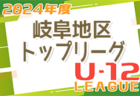 2024年度 高円宮杯 JFAU-15 サッカーリーグ岐阜 3部  4/13結果入力ありがとうございます！次回5/18