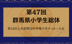 2024年度 第14回上毛新聞社杯争奪 第47回群馬県小学生総体　6/1開幕！組合せ掲載