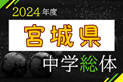 2024年度 第73回 宮城県中学校総体 サッカー競技 7/21～24開催！組合せ募集中！