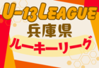 2024年度 兵庫県ルーキーリーグ（U-13）1/25.26判明分結果更新！1部優勝・ヤマトタケルリーグ2部昇格決定戦出場は伊丹FC！　引き続き未判明分24試合の情報募集中