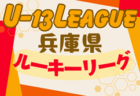 2024年度 兵庫県ルーキーリーグ（U-13）6/1～順次開幕！判明分6/23など　詳細日程・ブロック編成・組合せなど情報募集