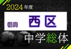 2024年度 福岡市中学校サッカー早良区大会（福岡県）優勝は次郎丸中！第2代表は原中央中、第3代表は西福岡中で市内大会に進出