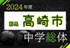 2024年度 前橋市中学総体 (群馬)  例年7月開催！日程・組合せ募集中！