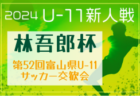 2024年度第36回TOYOTAジュニアカップ U-11少年サッカー決勝大会（秋田県新人戦）優勝はブラウブリッツ秋田！
