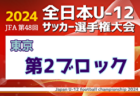 2024年度 JFA 第48回 全日本U-12サッカー選手権大会 東京大会第10ブロック 優勝はピースユナイテッドFC！4チームが中央大会へ！